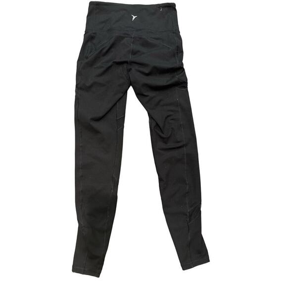 Old Navy Active Black Full Length Small Athletic Leggings with Mesh Panels - Picture 2 of 5